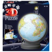 Ravensburger 3D puzzle globe with light