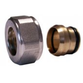 Schlosser Złączka do rury GW M22x1,5x15mm biała - 602500003