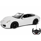 Porsche 911 Carrera S Remote Controlled RC Car Rastar White 1:12