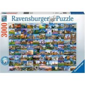 Ravensburger Puzzle 3000pcs 99 views of Europe universal