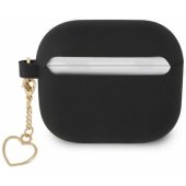 Silicone Charm Cover for Airpods 3 Black