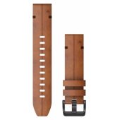 Garmin riešo dirželis odinis QuickFit 22 (riešutų spalvos)