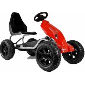 Gokart B012 pripučiamomis padangomis, raudonas