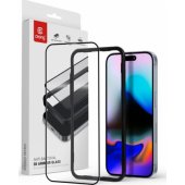 Antibakterinis 3D apsauginis stiklas iPhone 16 Pro Max