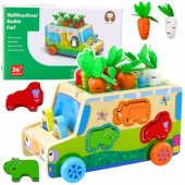 Educational Wooden Car Shape Sorter Maze Puzzle