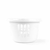 LA00000174CRNEU7 Set Of 2 Laundry Basket 30L, White