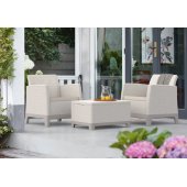 Scandi Forma Balcony Set Pebble Gray / Light Beige