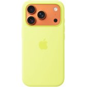 Silicone Case with MagSafe iPhone 17 Pro Neon Yellow