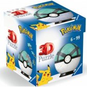 Ravensburger 3D dėlionė, sfera Pokémon Net Ball