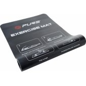Fitness Mat 183x58 NBR Foam Rubber Black
