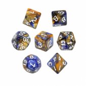 _5758183 REBEL RPG kauliukų rinkinys – dviejų spalvų – oranžinė ir mėlyna