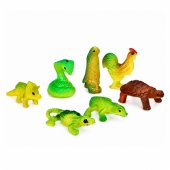 Vandenyje išsiritantis stebuklingas kiaušinis, dinozauras, baltas, 6.5 CM