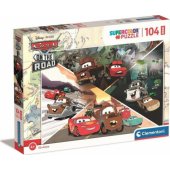 Clementoni CLE puzzle 104 maxi SuperKolor Disney CarsOn.23774