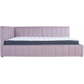 JASPER 90x200cm with Mattress HARMONY UNO Mauve Rose