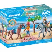 PLAYMOBIL 71470 Horses of Waterfall Starter Pack Riding trip to the be