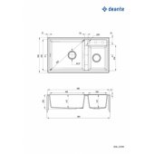 2-bowl granite sink