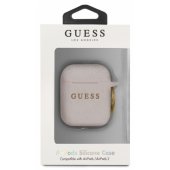 GUACCSILGLLP Silicone Case for Airpods 1/ 2 Pink