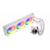 HydroGlance 360 ARGB LCD 120mm Liquid Cooler White