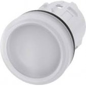 Siemens indikatoriaus galvutė, 22 mm, baltas plastikas (3SU1001-