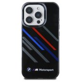 "Motosport IML Random Stripes Case iPhone 16 Pro Max" Black