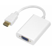 adapter HDMI Type A - VGA 0.2m white