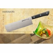HARAKIRI Universal Kitchen knife NAKIRI 6.7"/ 170mm Black