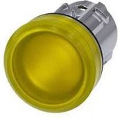 Siemens indikatoriaus galvutė 22 mm, geltona (3SU1051-6AA30-0AA0)