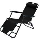 Royokamp Level multi-position armchair with headrest black