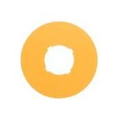 Eaton descriptor plate yellow round fi60mm unprinted M22-XBK (269