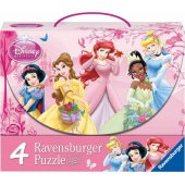 4 viename dėlionė Princesės