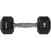 HMS hantel Hex Pro gumowany 1 x 2 kg