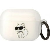 3D Logo NFT Choupette TPU Case for Airpods Pro White