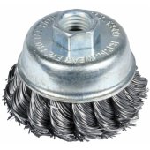 EPM Szczotka ścierna doczołowa splatana stożek 65mm ZN - E-561-3065