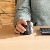 R-Go Mouse HE ergonomic right-hand Bluetooth black/ silver ret
