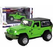 Off-Road Car Battery Powered Friction Drive Metal Green 1:32