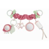 _7065293 CANPOL BABIES pakabinamas žaislas kūdikio vežimėliui / automobilinei kėdutei Pastel Frien