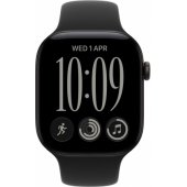 Watch Series 12 Cellular 46mm Black/ Black Band M/ L