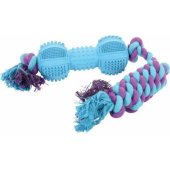 Zolux Rubber barbell with cord 12 cm
