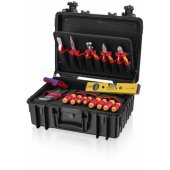 Knipex įrankių lagaminas Robust23 Start Elektro, įrankių rinkinys