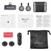 Lark M2S Duo Wireless Lavalier Microphone with USB-C Plug Duo Gray