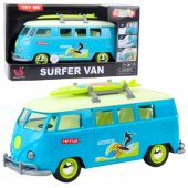 Automobilis „Surfer“ furgonas, banglentė, šviesos ir garsai, turkio spalvos