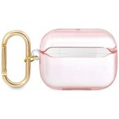 TPU Printed Stripe Case for Airpods Pro Pink
