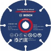 Bosch EXPERT Carbide MultiWheel pjovimo diskas, Ø 76 mm (mini kampiniam šlifuokli
