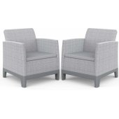 Scandi Form Light Grey / Dark Steel Grey 2pcs