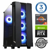 Ryzen 5 5500 16GB 1TB SSD M.2 NVME RTX3050 8GB no-OS