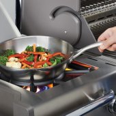 Nerūdijančio plieno WOK keptuvė
