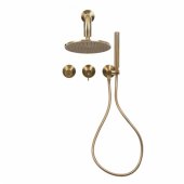 CONC SHOW SET W/ SHOW HEAD SILIA BR GLD