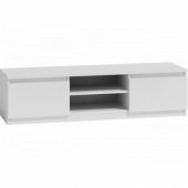 Topeshop Nowoczesny stolik szafka rtv lcd 140cm kolor biała