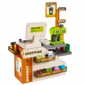 Cash Register Shop Cafe Accessories Lights Sounds 70 pcs.