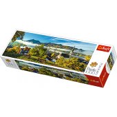 Trefl panoraminė dėlionė, 1000 detalių – Prie Schliersee ežero (29035)